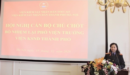 Hội nghị cán bộ chủ chốt lấy phiếu tín nhiệm đề nghị bổ nhiệm lại chức...